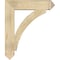 Ekena Millwork Thorton Arts & Crafts Rough Sawn Bracket, Douglas Fir, 6"W x 32"D x 38"H BKT06X32X38THR03RDF - alternate 2